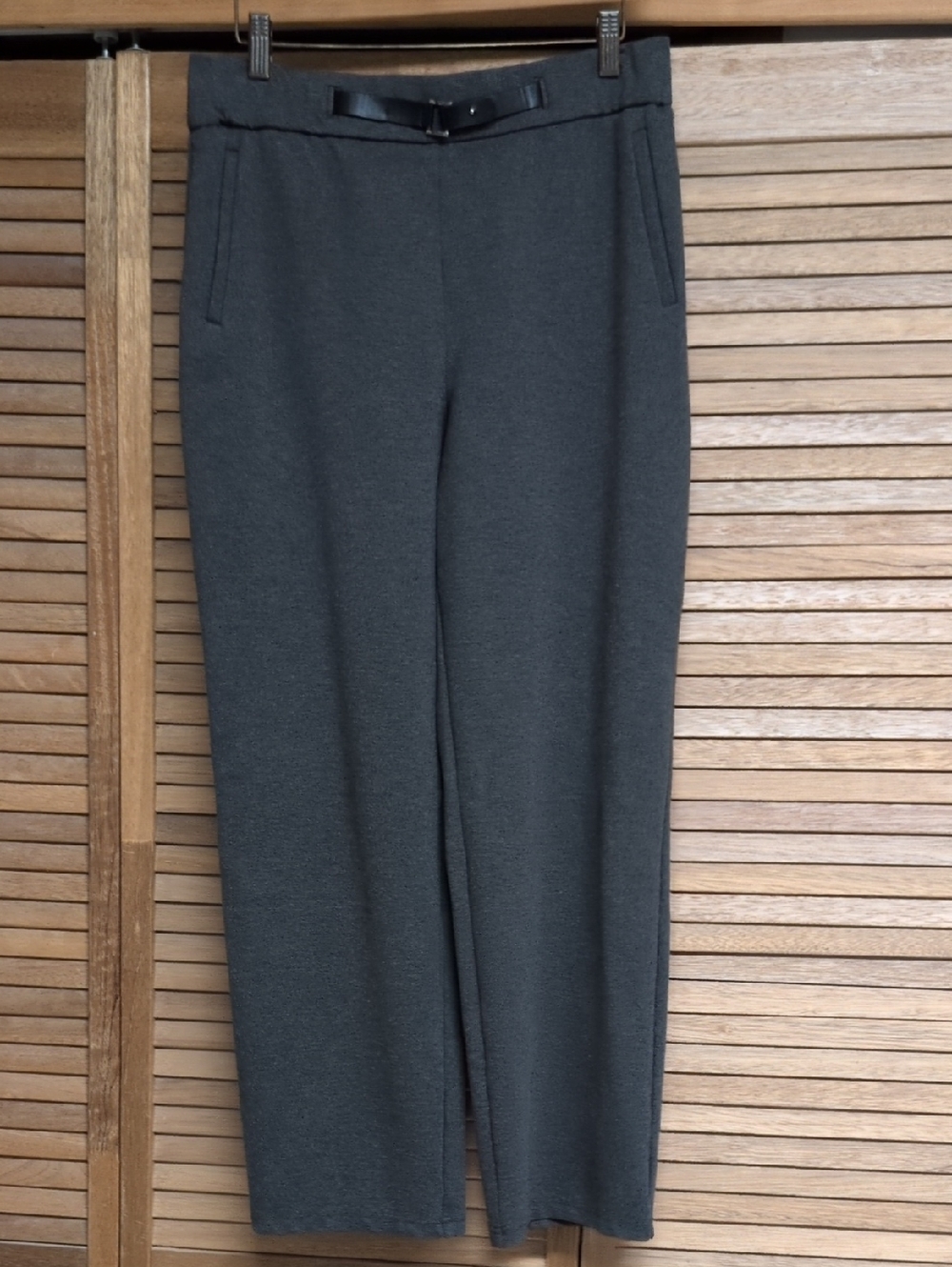 Cato Dark Charcoal Straight-Leg Dress Pants